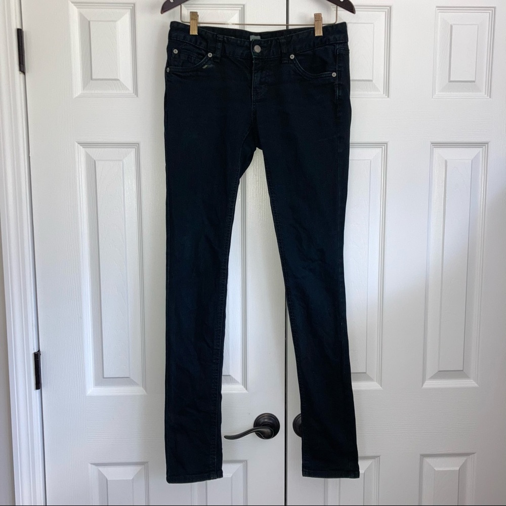 Mossimo 2L Premium Denim Black Skinny Jeans Fit 3